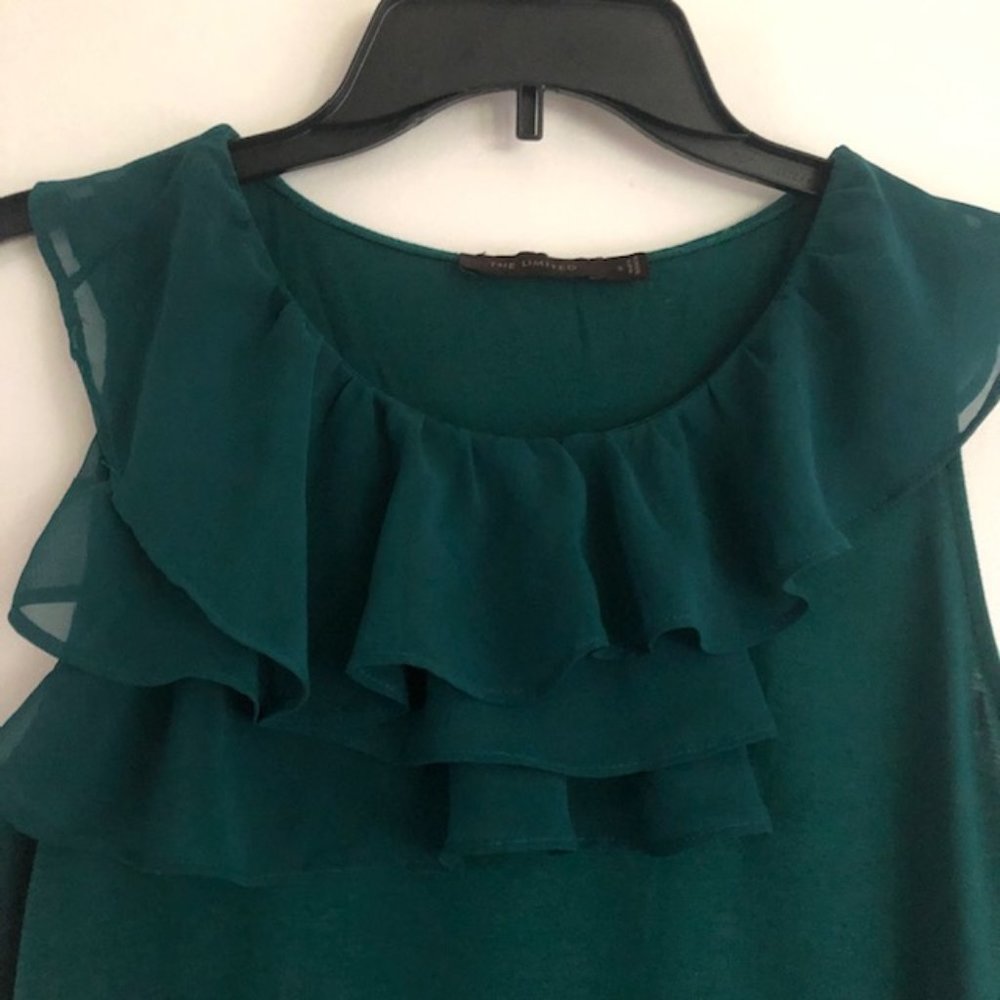 The Limited Green Sleeveless Top size S